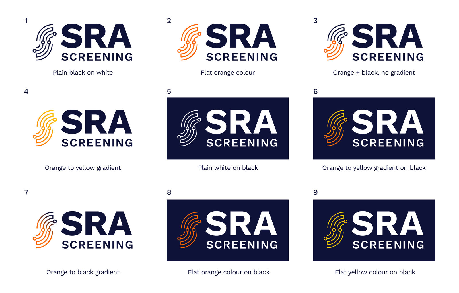 Sra logo variations