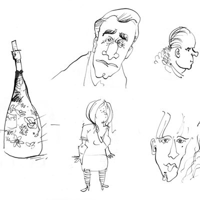 Twin Peaks characters sketches