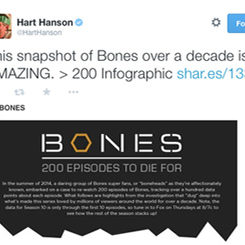 An article about our Bones graphic on BuddyTV