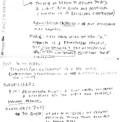 Theory seminar: Prometheanism (Bassam El Baroni)