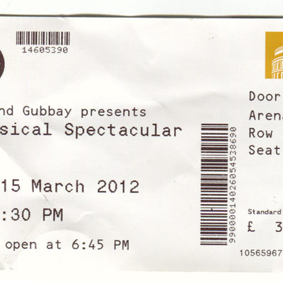 Classical Spectacular ticket