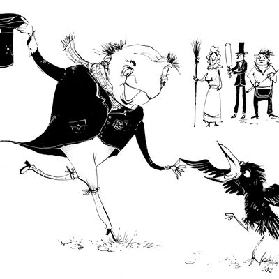 Dancing with the raven