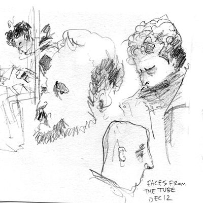 Faces on the tube