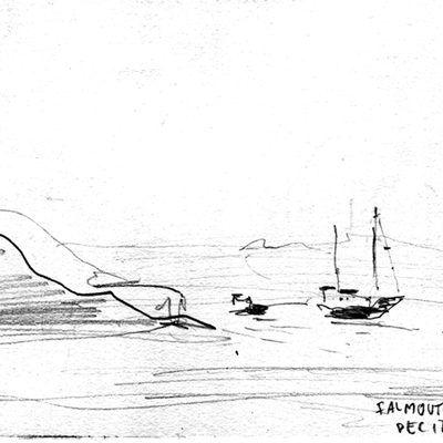 Falmouth seaside, six sketches