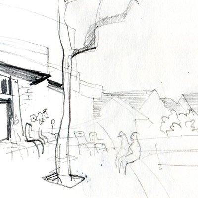 Kingston in Spring sketches