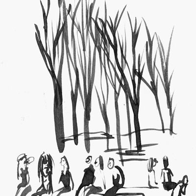 Kingston in Spring sketches