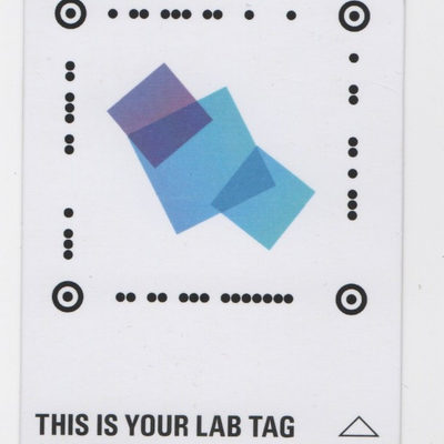 Lab tag from Science Museum last week (Google Labs)
