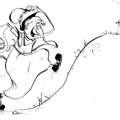 Old Man on a hill