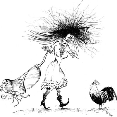 Oops, my hair came undone