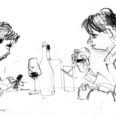 Pub crowd