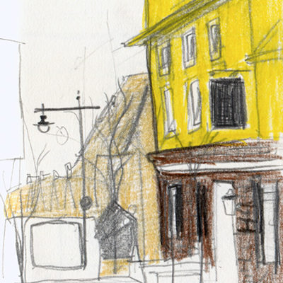 Pub sketches in and out