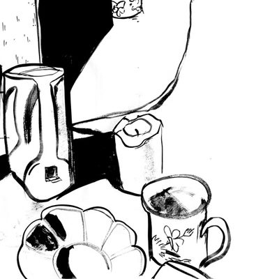 Room still life