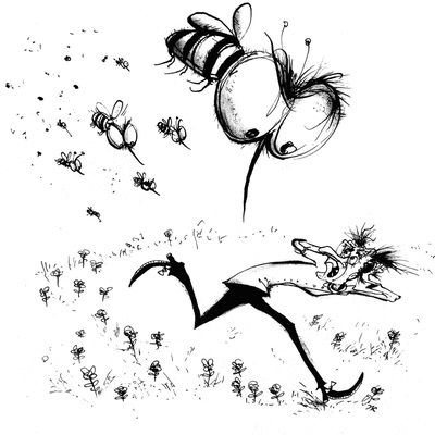 Running with bees