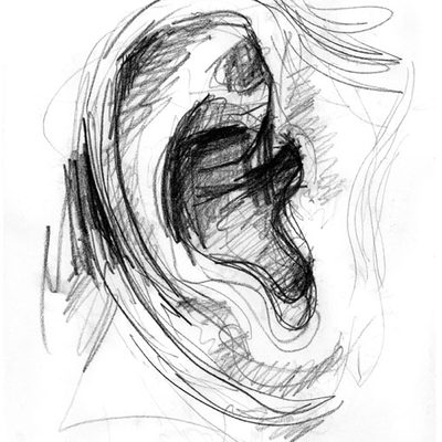 Sketch of an ear