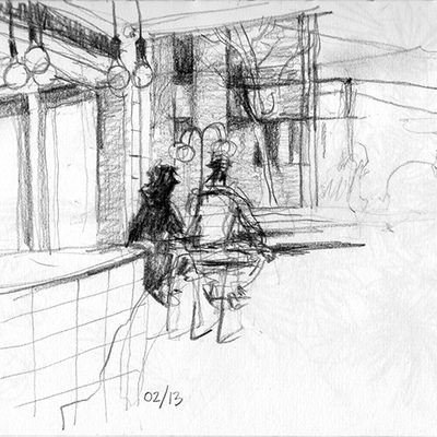 Sketches from Barbican
