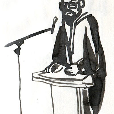 Sketches from Kingston Uni graduation ceremony