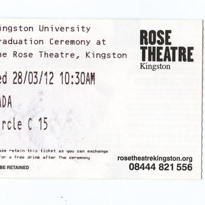 Sketches from Kingston Uni graduation ceremony
