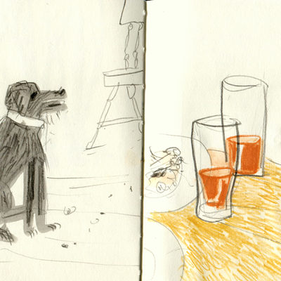 Sketches from our trip to Avebury