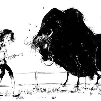 Spade against a bull