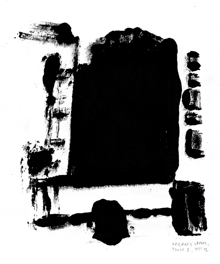 Regent's Canal: monoprint, image 2