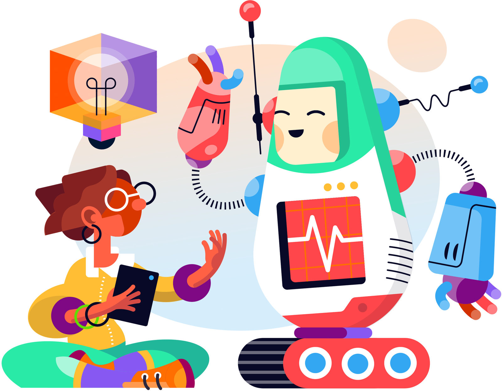 Full rebranding and illustration style, image 1