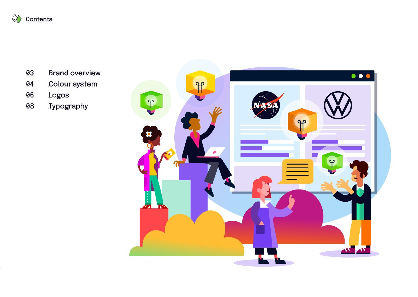 Full rebranding and illustration style, image 8